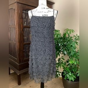 Talbots Petites Silk Polka Dot Dress